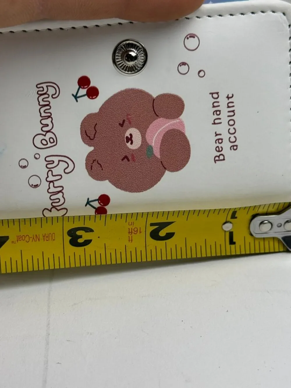 Kawaii Furry Bunny Bear Mini 3-Ring Binder Pocket Journal Gradient Pages